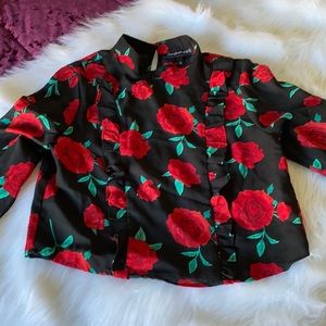 Women’s floral blouse